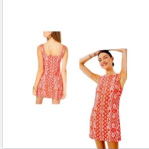 Lilly Pulitzer Larsa Coverup Flamingo Feather Harbour NWT Sz L